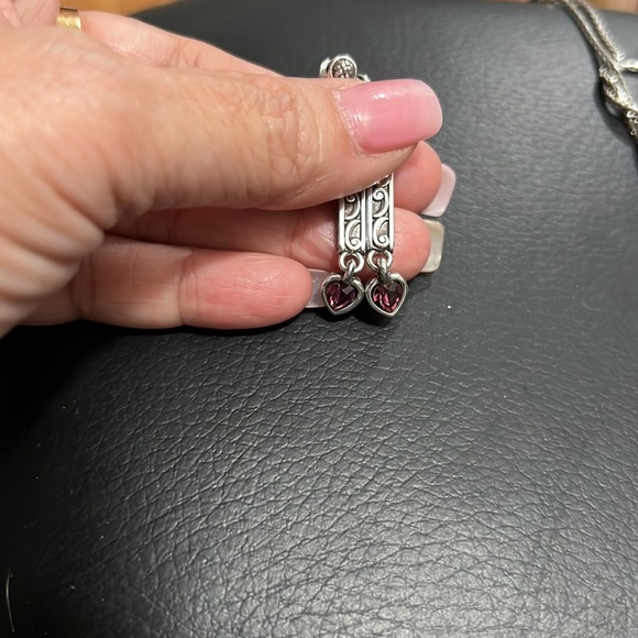 Brighton Dangle earrings with purple Crystal. - Picture 7 of 8